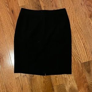 loft black pencil skirt, 2petite, excellent condition